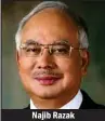  ??  ?? Najib Razak