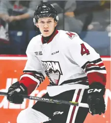  ?? AARON BELL/OHL IMAGES ?? Windsor native Owen Lalonde of the Guelph Storm has received an invitation to the Detroit Red Wings prospects camp.