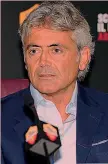  ??  ?? Franco Baldini, 57 anni, ex d.s. e d.g. del club gialloross­o ANSA