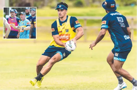  ?? Picture: GOLD COAST TITANS ?? Titans squad member Jesse Arthars is hoping to build on the weekend trial. And coach Garth Brennan (inset) agrees,