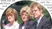 ??  ?? REMEMBERIN­G
DIANA The late princess’s sisters Lady Sarah, left, Lady Jane and brother Earl Spencer