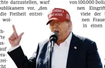  ?? AFP ?? Für Trump ist das Thema heikel