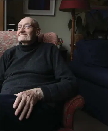  ?? PHOTO BY GORDON TERRIS ?? Author Richard Holloway in the armchair where he does most of his reading