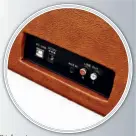  ??  ?? Line-level outputs allow it to sit within a hi-fi system or be hooked up to speakers