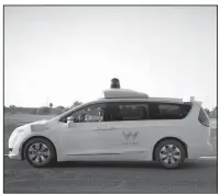  ?? The New York Times/CAITLIN O’HARA ?? A Waymo’s driverless car is shown at a media event in Chandler, Ariz., in late June.
