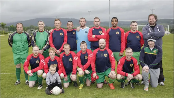  ??  ?? The Rathnew AFC side who defeated Arklow Celtic to progress to the Charlie Byrne Cup final.