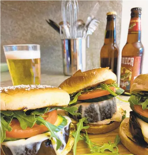 Celebrate with beer and a MEATLESS BURGER PressReader