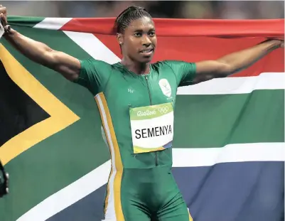  ?? PICTURE: BACKPAGEPI­X ?? READY TO RUN: Caster Semenya will compete in a rare 300m race tomorrow in Sasolburg. The Olympic 800m champion will not have it all her own way though as she faces some stiff competitio­n.