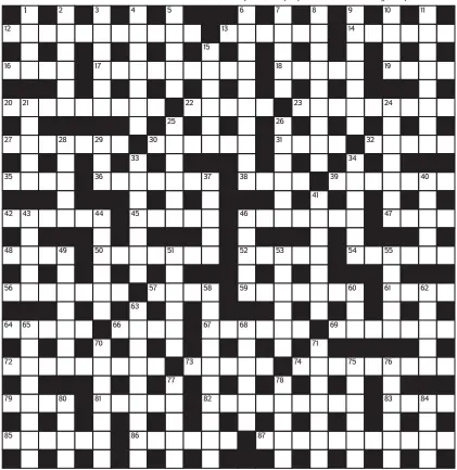  ??  ?? CHOOSE CRYPTIC OR QUICK, THE ANSWERS ARE EXACTLY THE SAME. FOR TODAY’S SOLUTIONS, CALL NOW
0901 235 0150. OTHERWISE SOLUTIONS WILL APPEAR IN MONDAY’S PAPER. Calls cost 65p per minute plus your telephone company’s network access charge. Helpline: DMG...