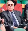  ?? Glyn Kirk / AFP via Getty Images ?? British sports commentato­r Peter Alliss sits in the royal box on Centre Court at Wimbledon.