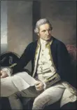  ??  ?? Captain James Cook changed the world with his discoverie­s and will be in the news tomorrow.