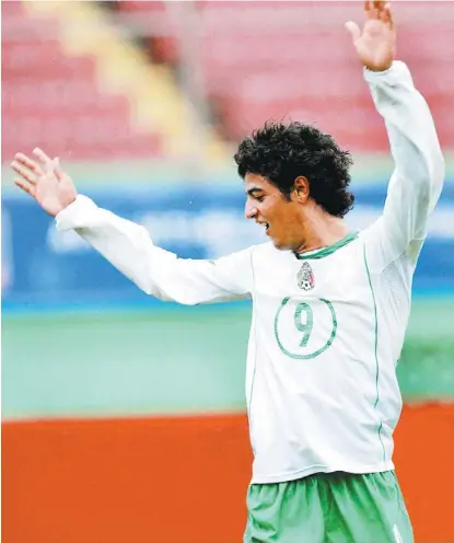  ??  ?? Carlos Vela, durante el Mundial Sub 17 de Perú en 2005