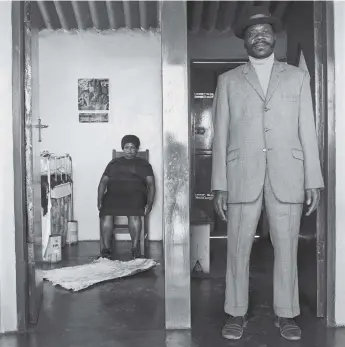  ?? Photograph: David Goldblatt ?? George and Sarah Manyane, 3153 Emdeni Extension, Soweto.