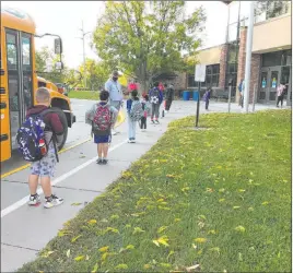  ?? Omaha Public Schools ?? Omaha Public Schools in Omaha, Neb., which has 53,000 students, started the school year with distance learning but transition­ed in October to a hybrid model.