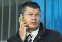  ??  ?? LATE CALL SPFL chief Neil Doncaster will outline next step
