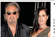  ??  ?? Age gap: Al Pacino and Meital Dohan