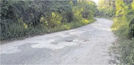  ?? (Photo: Horace Hines) ?? The section of the Mount Zion, St James, main road where three bullet-riddled bodies were found Saturday night.