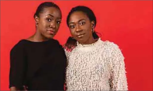  ??  ?? Ore Ogunbiyi and Chelsea Kwakye