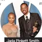  ?? ?? Jada Pinkett Smith and husband Will