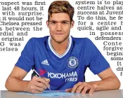  ??  ?? New boy: Alonso completes his £23m move to Chelsea