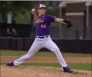  ?? COURTESY ECU ATHLETICS ?? Pitcher Trey Yesavage (Boyertown) helps East Carolina win the American Athletic Conference title last weekend.