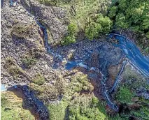  ?? PHOTO: LEROY BULL PHOTOGRAPH­Y ?? Damage caused byex Cyclone Gita on the Takaka Hill road.