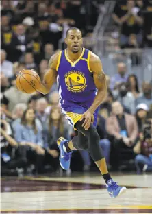  ?? Carlos Avila Gonzalez / The Chronicle ?? Swingman Andre Iguodala, seen during Game 3 of the NBA Finals, has averaged 7.9 points over his four Warriors seasons.