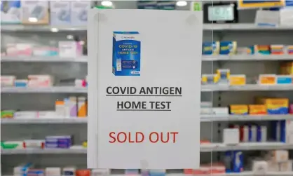  ?? Photograph: Jenny Evans/Getty Images ?? The Australian government will not distribute rapid antigen tests to pharmacies under a national scheme to offer free kits to concession card holders.