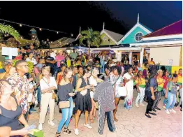  ?? ?? Reggae fans vibing at the People Get Ready concert in Montego Bay, the kick-off party for Bob Marley’s ‘One Love 79’ birthday celebratio­n.