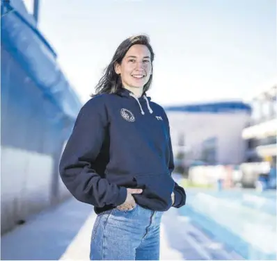  ?? Zowy Voeten ?? Laura Ester, portera del CN Sabadell y de la selección española de waterpolo.