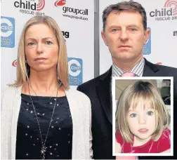  ??  ?? ●●‘Selfie queen’ Karen Danczuk accused Kate and Gerry McCann of ‘having guilt’ for leaving Madeleine (inset) alone