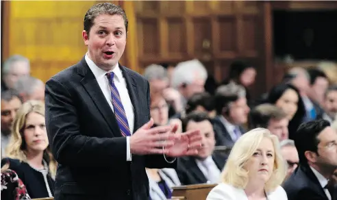  ?? SEAN KILPATRICK / THE CANADIAN PRESS FILES ?? As Leader Andrew Scheer and his fellow federal Conservati­ves gather in Halifax this week for their pre-election policy convention, the Post’s John Robson offers up some advice.