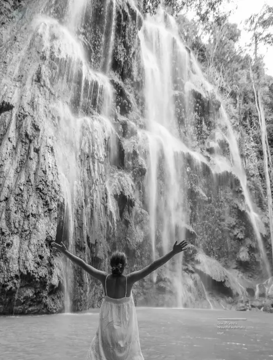  ??  ?? 123rf
One of Cebu’s beautiful waterfalls