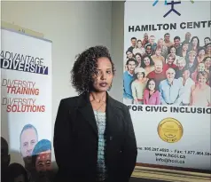  ?? SCOTT GARDNER THE HAMILTON SPECTATOR ?? Yohana Otite is program manager for the Hamilton Centre for Civic Inclusion.