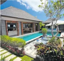  ??  ?? A life of luxury: In Bali investors can buy a three-bedroom beachside villa in Canggu for US$1.3 million(FJ$2.7m).