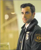  ??  ?? HBO Justin Theroux stars in “The Leftovers,” about those left behind after 2 percent of Earth’s population vanishes.