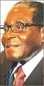  ??  ?? President Mugabe