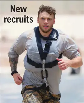  ?? ?? Gus Kenworthy in “Special Forces: World’s Toughest Test”