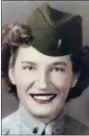  ?? SUBMITTED PHOTO ?? Originally from Wilkes Barre, Florence Brady, once a Lt. in the U.S. Army Nurse Corps, moved her young family to her husband’s hometown of Conshohock­en after his death.