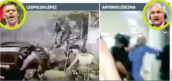  ??  ?? ANTONIO LEDEZMA LEOPOLDO LÓPEZ