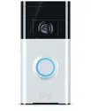  ??  ?? A smart doorbell from Ring calls a user’s mobile device when it detects motion or when someone presses the doorbell.