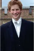  ?? ?? Old Etonian: Prince Harry