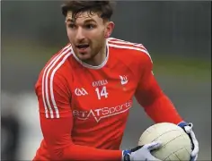  ??  ?? Sam Mulroy is a doubt for Louth’s clash with Sligo on Sunday.