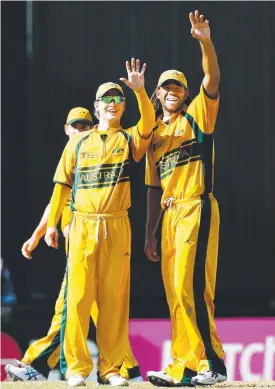  ?? Picture: Getty Images ?? Michael Clarke and Andrew Symonds in 2007.