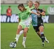  ?? Imago ?? Xhemaili (l.) steht beim VFL Wolfsburg unter Vertrag.