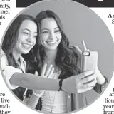  ?? SEAN FUJIWARA ?? Twins Veronica and Vanessa Merrell are making the switch from live streaming app YouNow to YouTube. “The difference is the amount of viewers,” Veronica Merrell says. A screen shot of YouTube’s SuperChat tip offering.