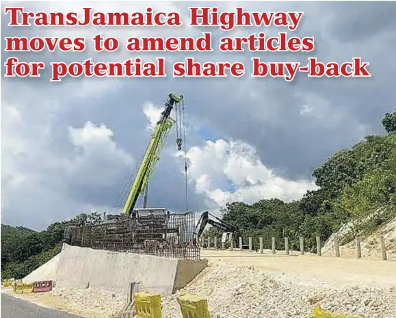  ?? (Photo: Kasey Williams) ?? Constructi­on at Melrose Hill in Manchester on the Us$188-million May Pen to Williamsfi­eld leg of Highway 2000.