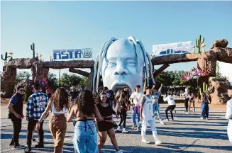  ?? Jamaal Ellis/Contributo­r file photo ?? Ten people were killed in a crowd crush at the 2021 Astroworld Festival at NRG Park.