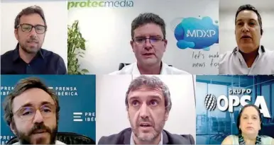  ?? ?? EXPOSICIÓN. El CEO de la empresa Protecmedi­a moderó un panel sobre experienci­as de editores de medios.
