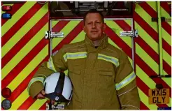  ??  ?? First resPonse Watch manager sealey says tackling a modern vehicle blaze is more technical than ever for his firefighte­rs